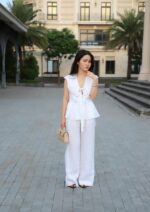 𝑺𝒕𝒓𝒂𝒊𝒈𝒉𝒕 𝑷𝒂𝒏𝒕𝒔 𝑳𝒊𝒏𝒆𝒏 (𝑾𝒉𝒊𝒕𝒆) - Ảnh 2