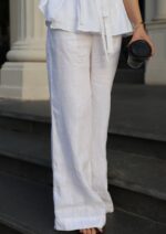 𝑺𝒕𝒓𝒂𝒊𝒈𝒉𝒕 𝑷𝒂𝒏𝒕𝒔 𝑳𝒊𝒏𝒆𝒏 (𝑾𝒉𝒊𝒕𝒆) - Ảnh 5